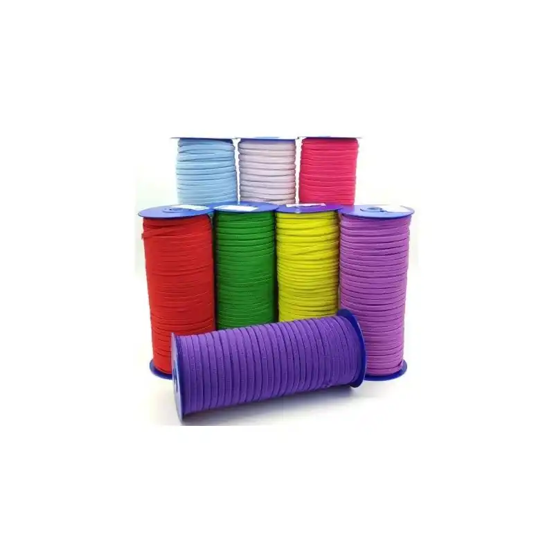 Premium Cinta Elástica Plana Manubens 5mm - Blanco