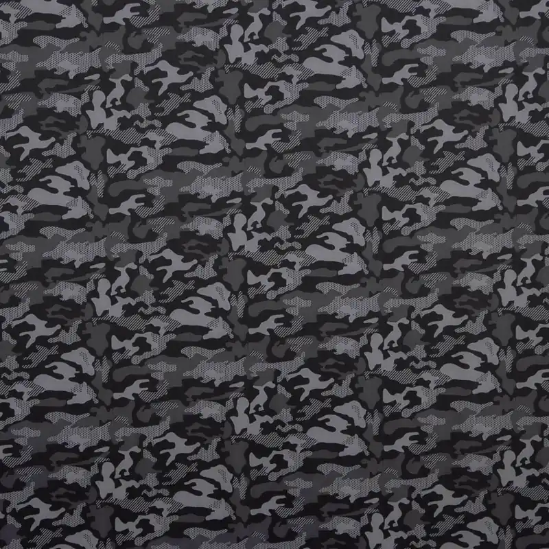 Licra Estampada Camuflaje Gris Garantía Incluida