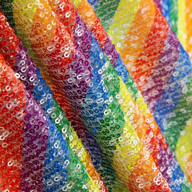 Devolución Gratuita Lentejuela Bandera Orgullo Estampada