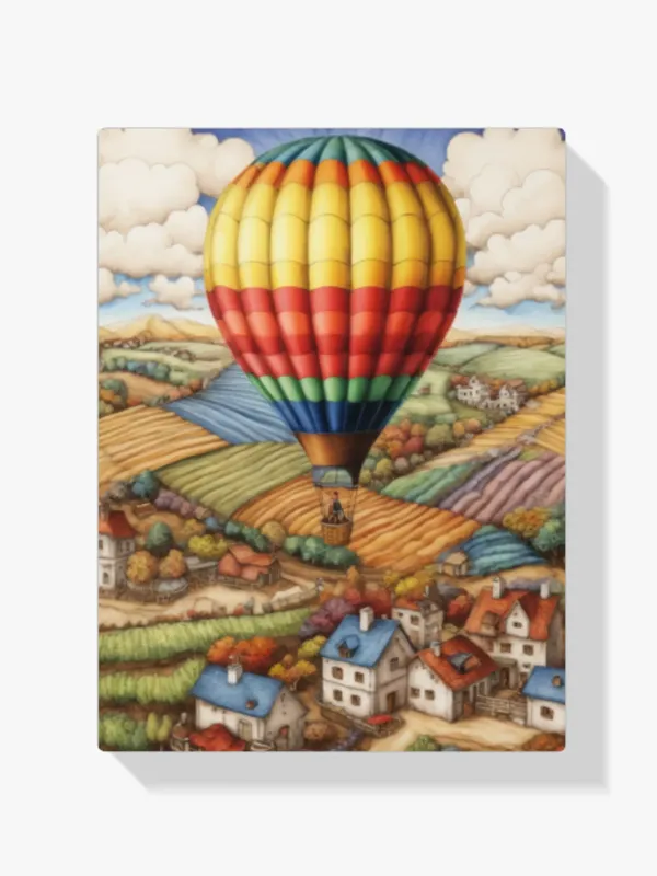 Garantía De Devolución De Dinero Pintar por Números – Globo aerostático colorido