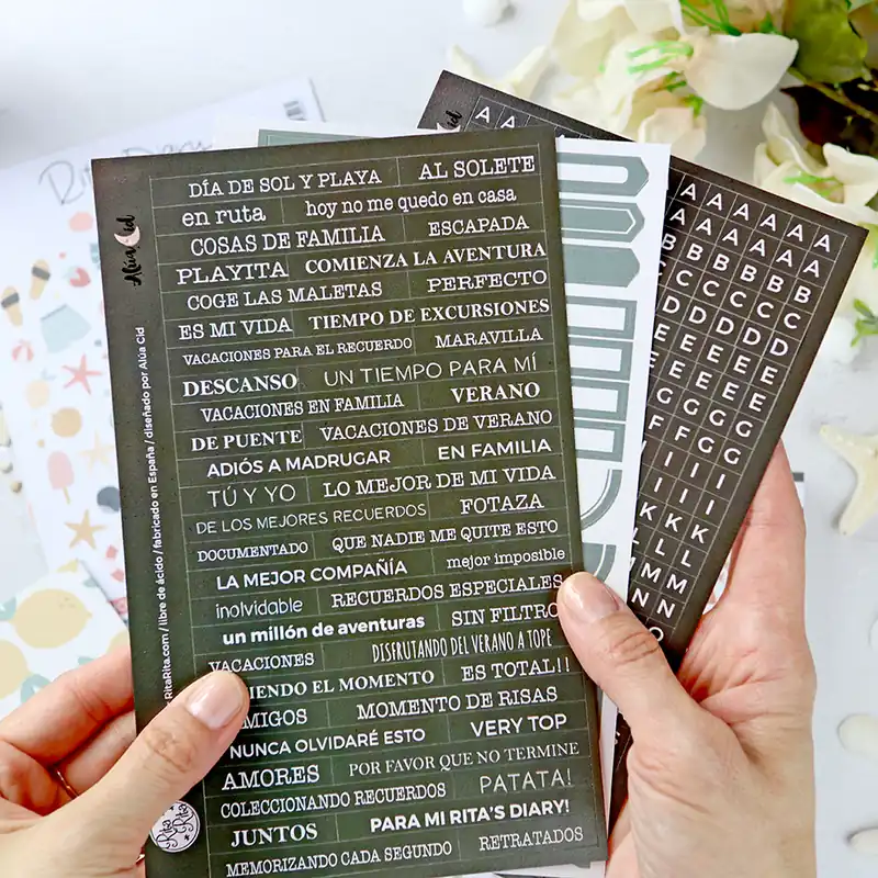 Set de pegatinas Verano | Rita’s Diary 2025 Oferta Especial