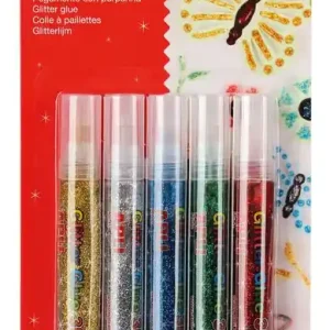Edición Limitada Pegamento Glitter Metalizado Blister 5 Colores Surtidos