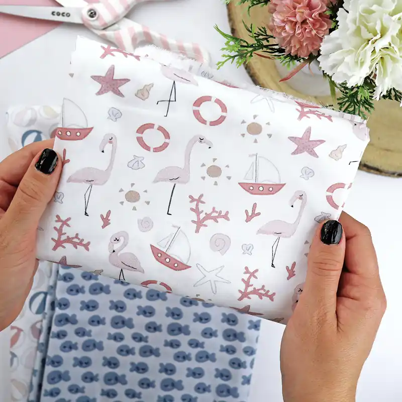 Tela Aruba de Alúa Cid | Ohana en la playa Ocasión Especial