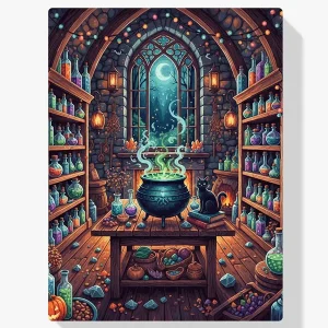 Pintar por Números – Habitación de pociones de bruja Tendencia