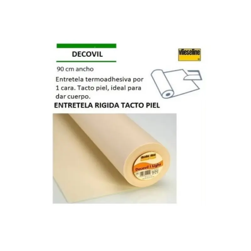 Artesanal Decovil, Entretela Rígida Tacto Piel - 90cm