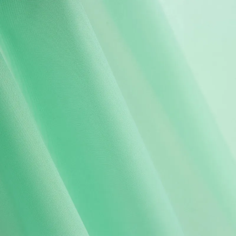 Organdí Poliéster Verde Agua Marca Reconocida