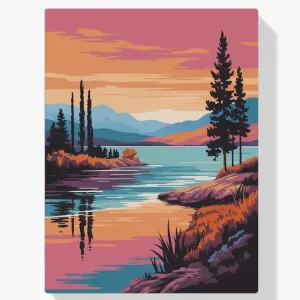 Pintar por Números – Horizonte mandarina Económico