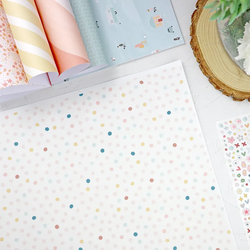 Tela de encuadernar Bolitas de colores | de Mintopía Promoción Exclusiva