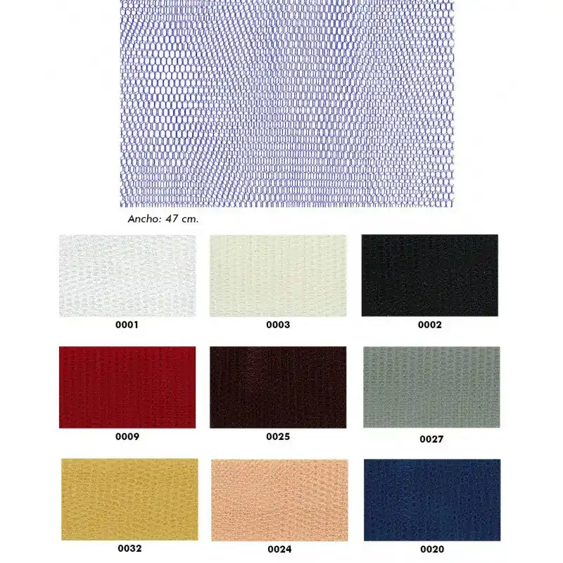 Tul Abierto 47cm - 0001 Blanco Directo De Fábrica