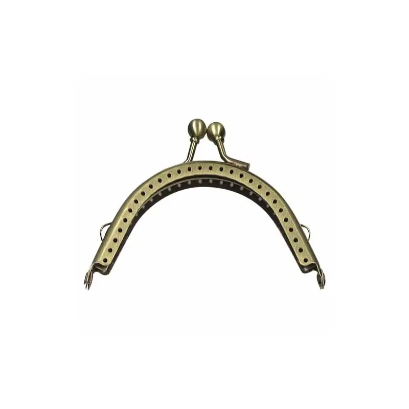 Boquilla Monedero Redonda Lisa - 8,5 cm Oro Viejo Máxima Calidad