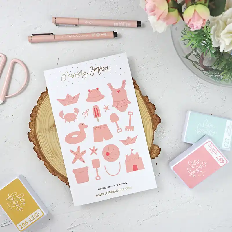Set de troqueles Beach Baby de Lora Bailora Edición Limitada