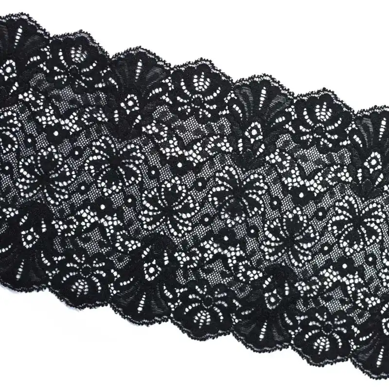 Solo Por Tiempo Limitado Puntilla elástica 032 - Negro