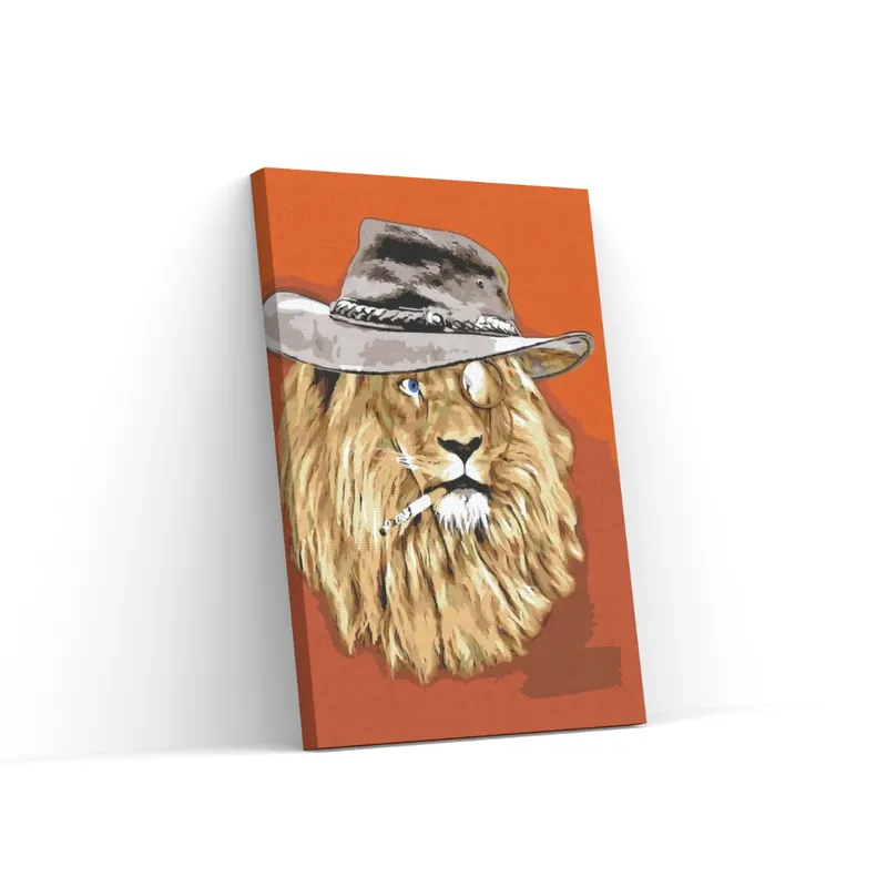 Precio De Oferta Pintar por Números – León con sombrero