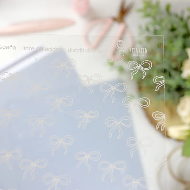 Papel acetato Lazos Living la vida cuqui Pago Seguro