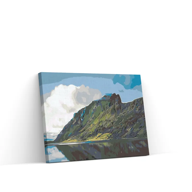 Pintar por Números – Lago en las montañas, Fiordo Oferta