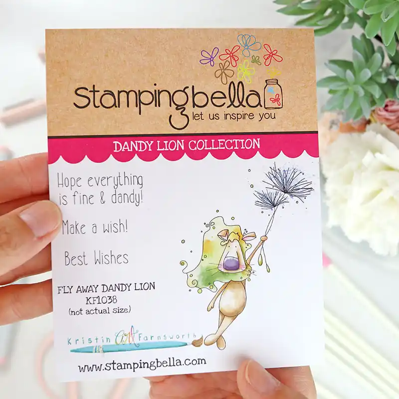 Sello Dandy Lion Fly Away de Stamping Bella No Te Lo Pierdas
