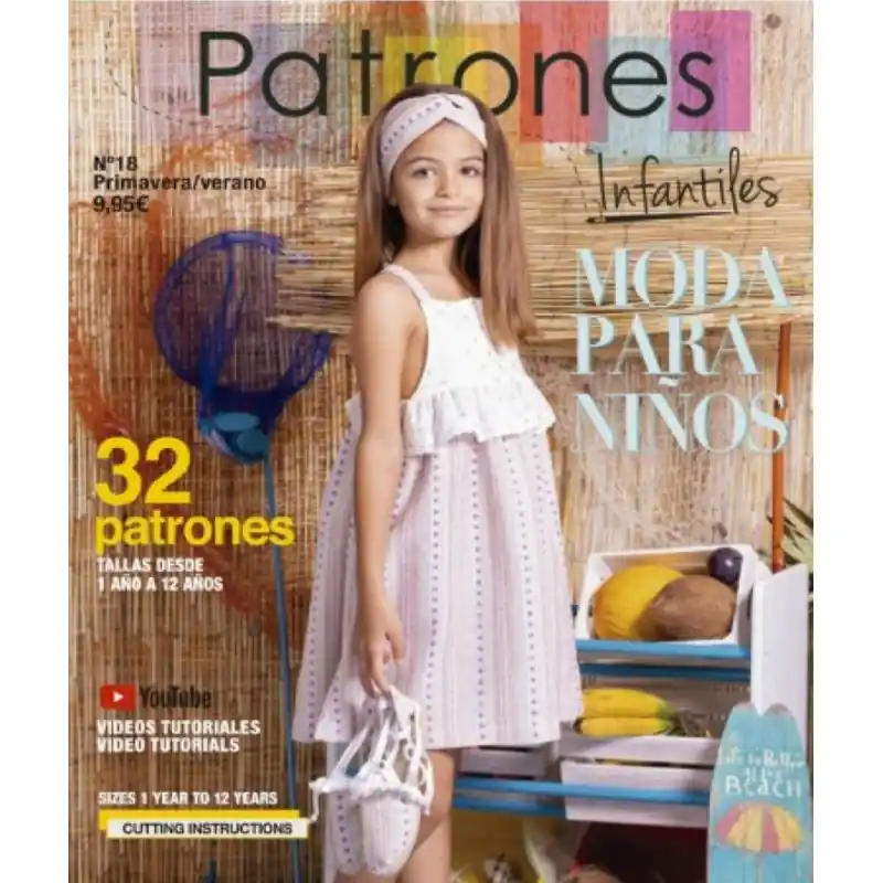 Envío Exprés Revista Patrones Infantiles nº18 - Primavera/Verano 2022