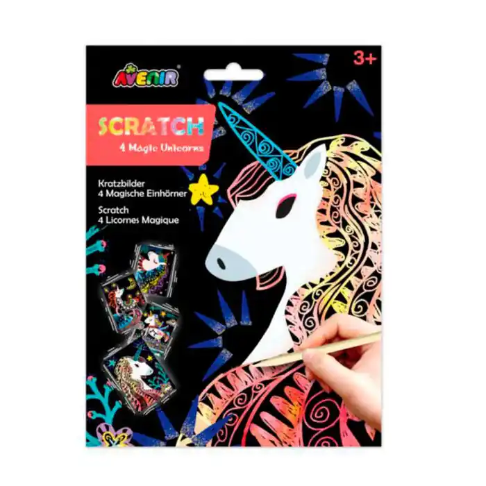 Imprescindible (Must-Have) Scratch Magic Avenir Unicornios 4 ud