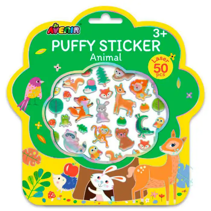 Pegatinas Acolchadas 3D Avenir Animales Original
