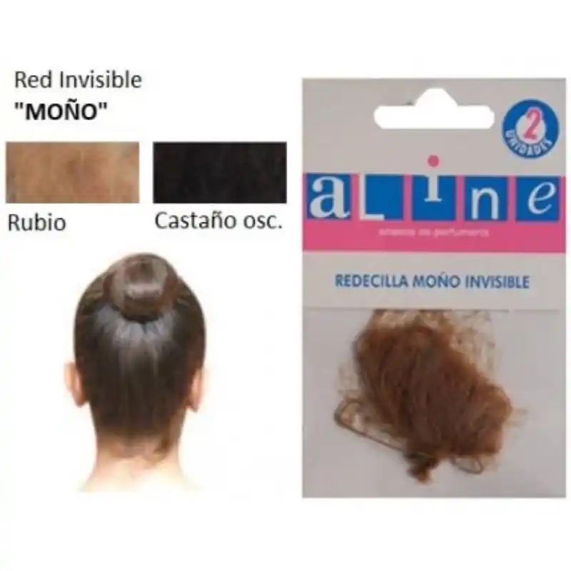 Garantía De Devolución De Dinero Redecilla de Moño Invisible - Sujeción Discreta para Peinados - Rubio