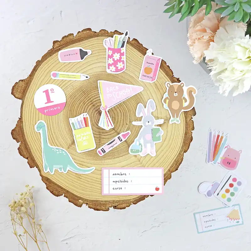 Troquelados Baby M va al cole de Lora Bailora Pago Seguro