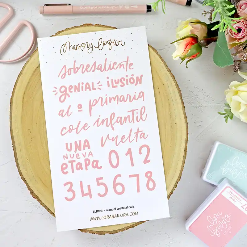 Set de troqueles Vuelta al cole de Lora Bailora Gran Oferta