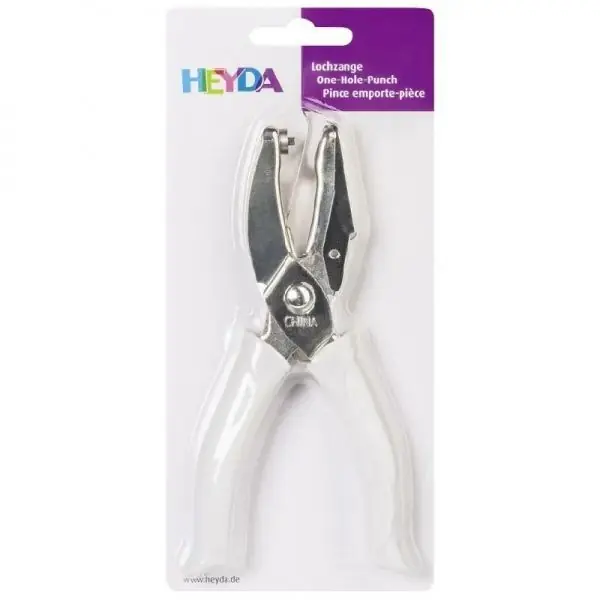 Perforadora Manual Heyda Circulo Blanco Barato