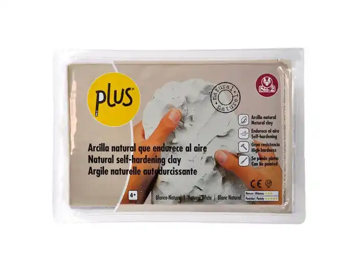 Pasta de Modelar Sio-2 Plus Color Blanco Natural Paquete de 1 Kg Ordena Ya