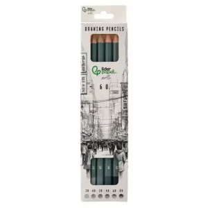 Lapices de Dibujo Liderpapel Caja 6 Unidades Durezas Surtidas Certificado Fsc Descuento