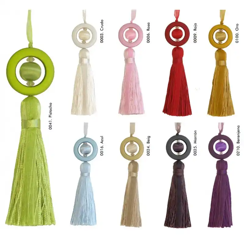 Borla Aro Bola de Rayón 12cm - 0003 Marfil Última Oportunidad