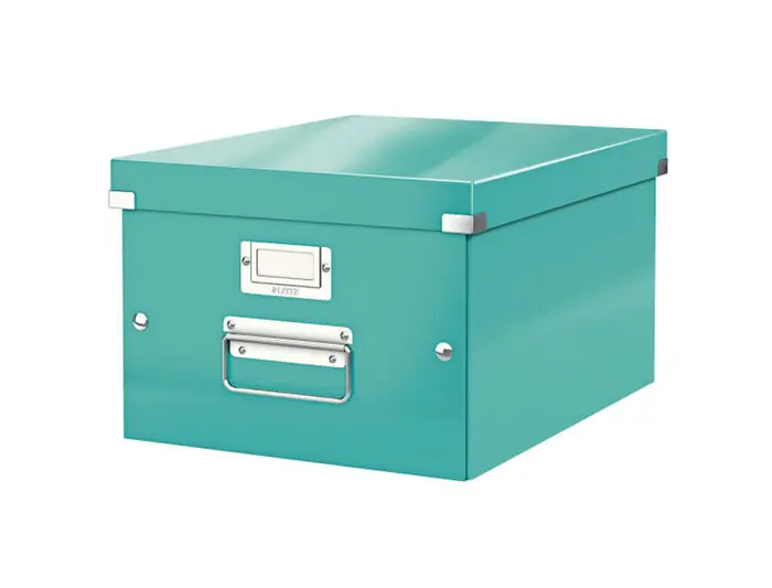 Caja de Almacenamiento Leitz Click&store Mediana Color Turquesa 281X200X369 mm Rebajas