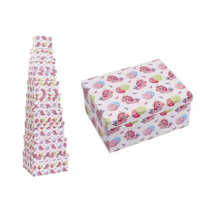 Caja Decorada Nº 9 Unicornio Mejor Precio
