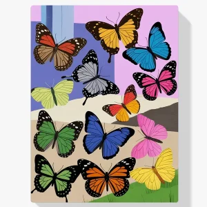 Ordenar Ahora Mismo Pintar por Números – Mariposas caprichosas