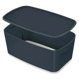 Caja Leitz Mybox Cosy Pequeña con Tapa Color Gris 318X128X191 mm Lujoso