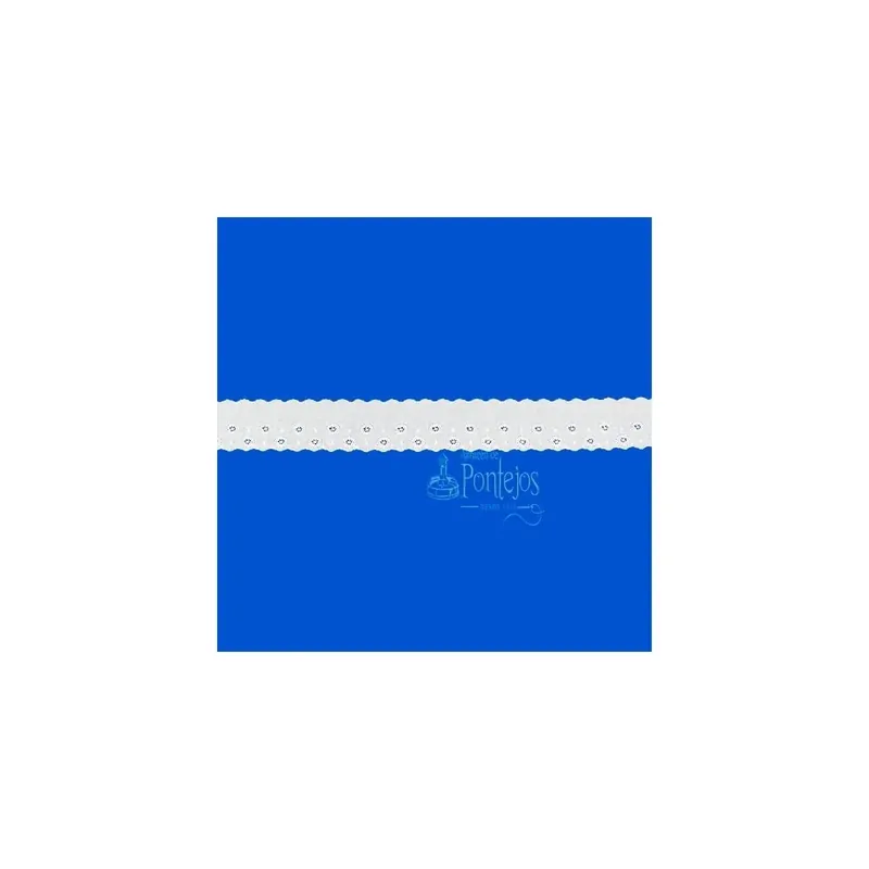 Económico Tira bordada 569 - Blanco