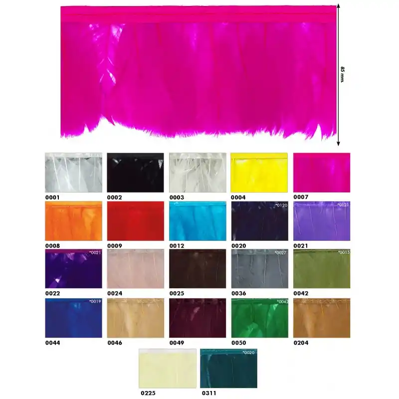 Fleco de Plumas de Oca de 8,5 cm - 0001 Blanco Precio De Oferta