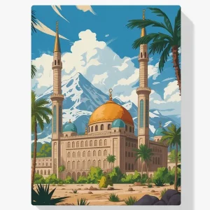 Promoción Pintar por Números – Mezquita Oasis Dorado