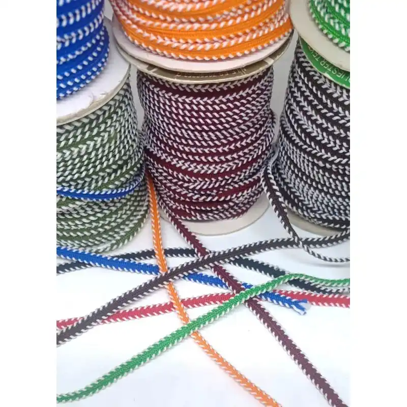 Barato Galón con Pespuntes Trimmin de 6 mm - Granate