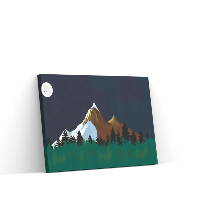 Solo Por Tiempo Limitado Pintar por Números – Montañas de noche