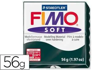 Profesional Pasta Staedtler Fimo Soft Negro 56 Gr