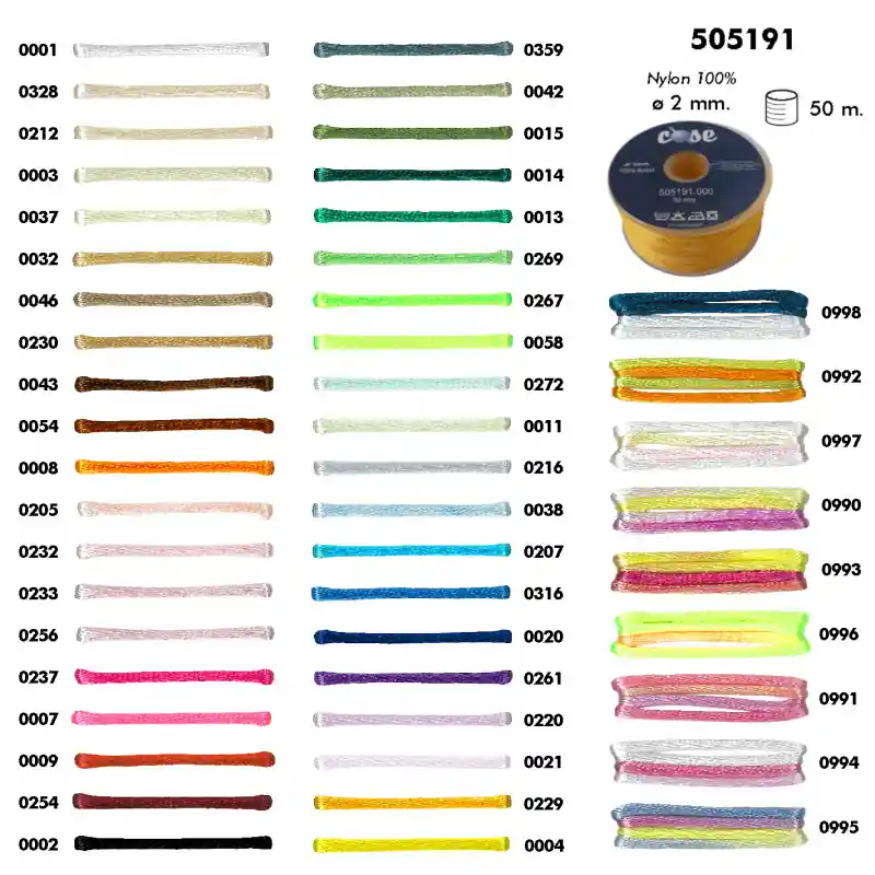 Oferta Limitada Cola de Ratón COSE - Gran consumo - 2mm - 0001 Blanco