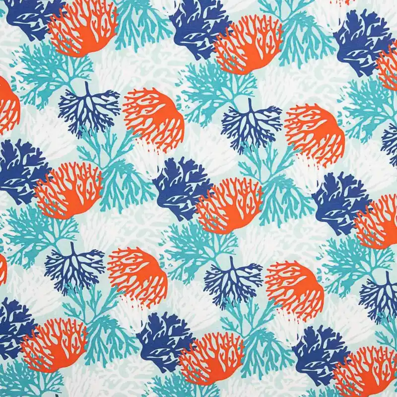 Loneta Panamá Corales Verde Agua Nuevo Modelo