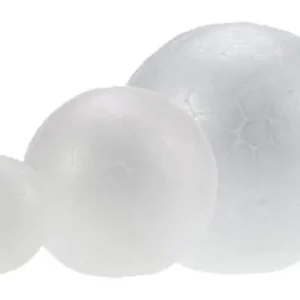 Pack 6 Bolas Poliespan 8 cm Alta Calidad