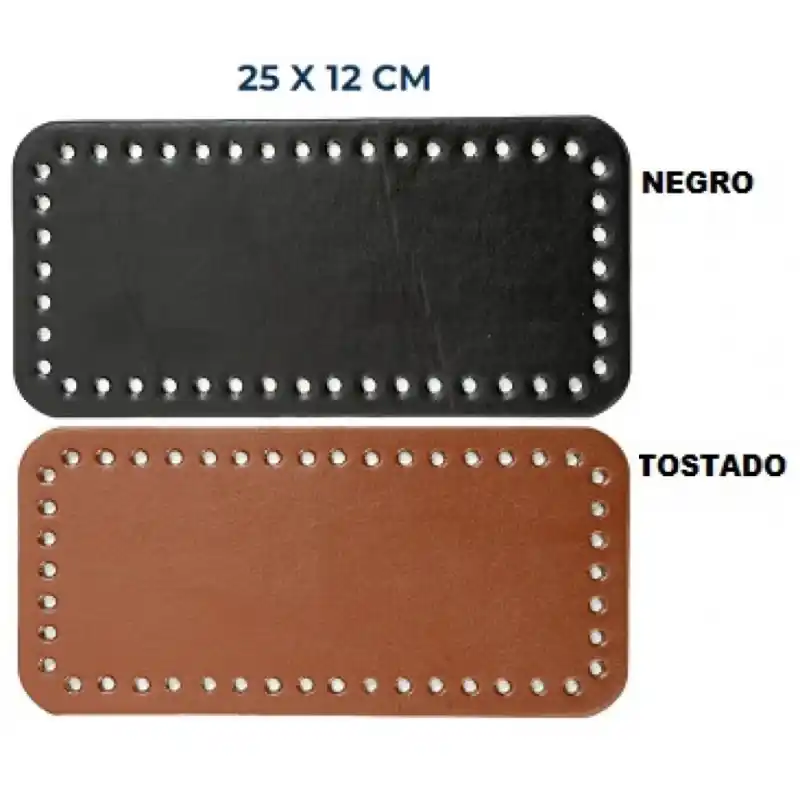 Gran Oferta Base para Bolso de Polipiel - 25 cm x 12 cm - Marrón