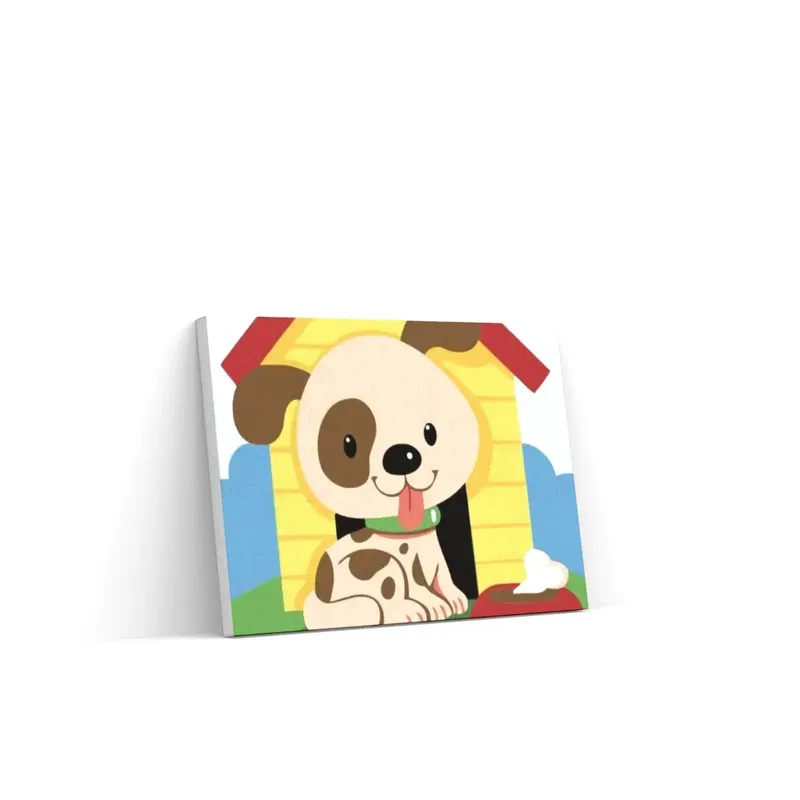 Pintar por Números – Perro en Hutch Directo De Fábrica