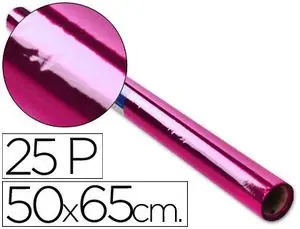 Precio De Oferta Rollo Papel Celofan Trepado Rosa 25 Hj 50X65 cm