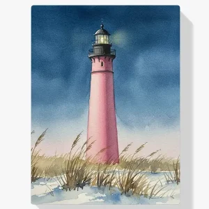 Pintar por Números – Pintura de faro rosa Mayoreo