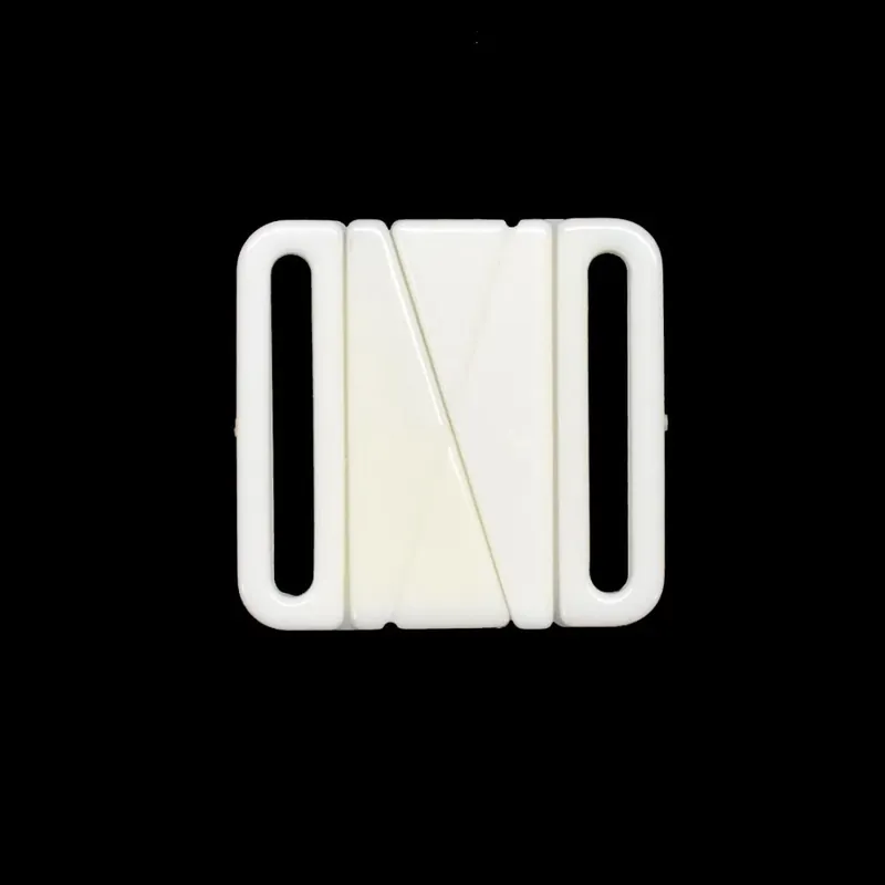 Bestseller Broche de bikini cruzado 30mm - Blanco