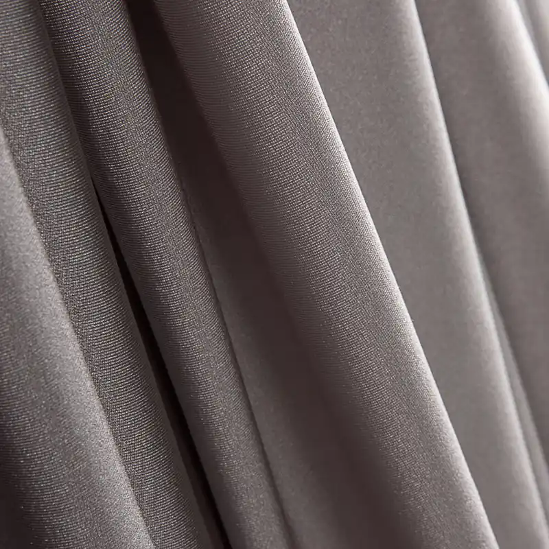 Favorito De Clientes Lycra Brillante Gris Perla