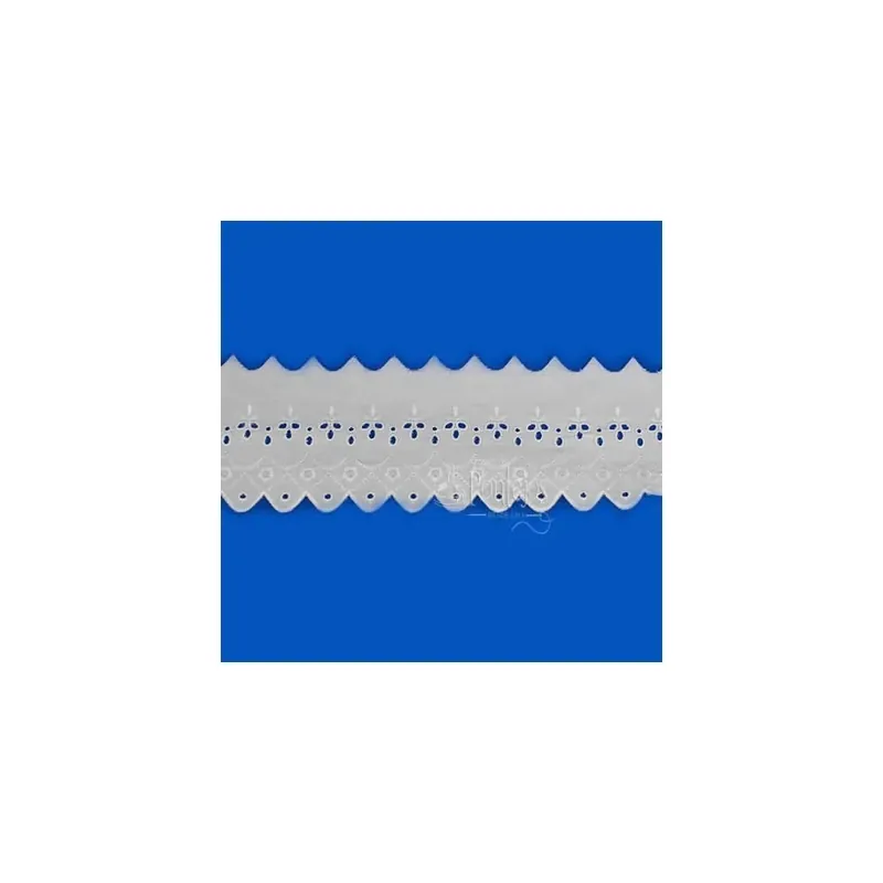 Tira bordada 017 - Blanco Solo Hoy